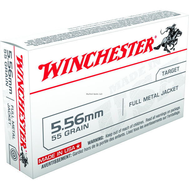 Winchester 5.56MM 55 GR FMJ Ammo