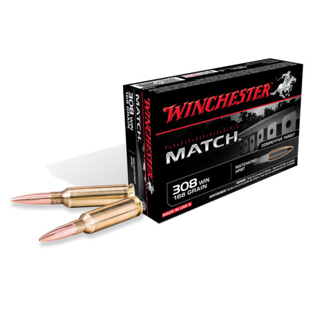 Winchester Winchester Match 308 Winchester 168 GR Ammo