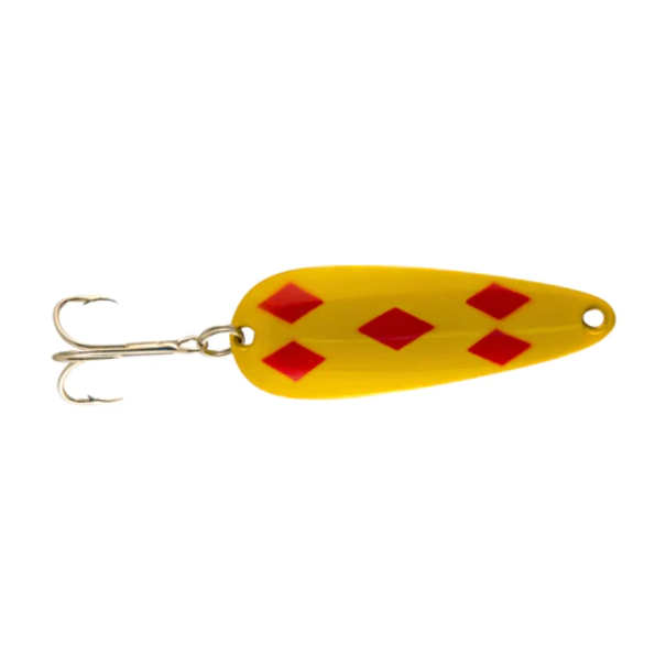 Len Thompson Len Thompson Yellow and Red Five of Diamonds Lure