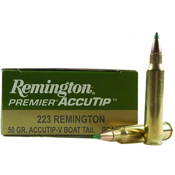 Remington Remington Remington 223 Remington 50 GR AccuTip-V Boat Tail Ammo