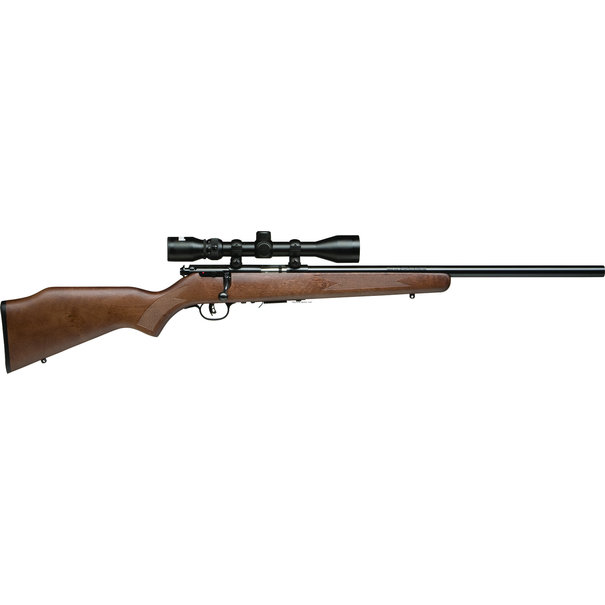Savage Savage Wood Stock GVXP 17 HMR 21" Barrel w/Scope