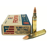 Frontier 5.56 Nato 55 GR FMJ Ammo