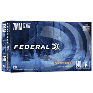 Federal Power-Shok 7mm Mauser 140gr JSP