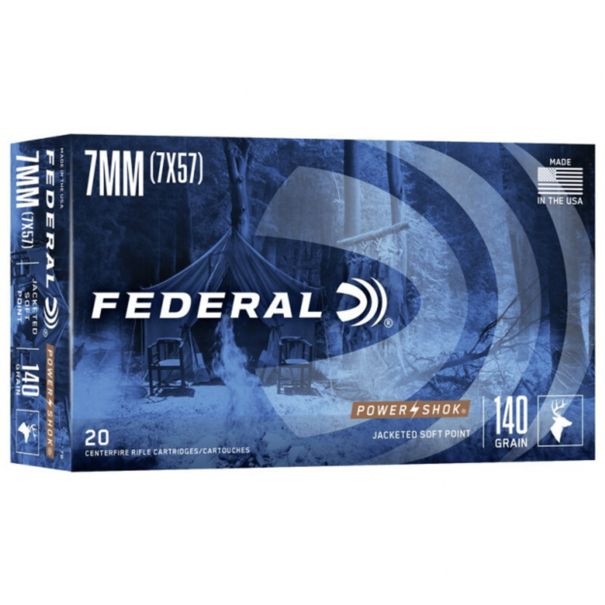 Federal Federal Power-Shok 7mm Mauser 140gr JSP