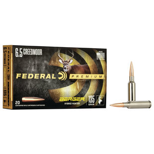 Federal 6.5 Creedmoor 135 GR Berger Hybird Ammo