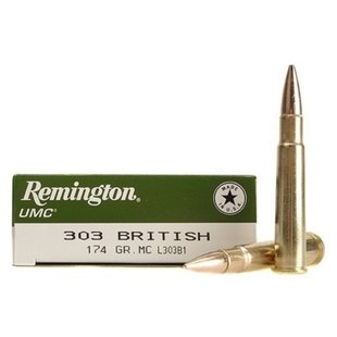 Remington UMC 303 British 174 GR FMJ Ammo