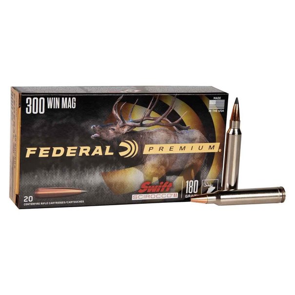 Federal Federal 300 Win Mag 180 Swift Scirocco II Ammo