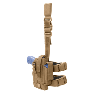 Elite Tan Tactical Thigh Holster (Right)