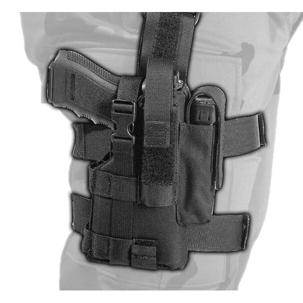 Elite Tan Tactical Thigh Holster (Right)