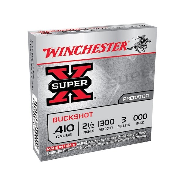 Winchester Winchester 410 GA 2-1/2" #3 1300fps 000 Buck