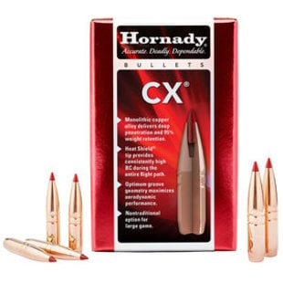 Hornady 338 CAL .338" 225 GR CX Bullets #332014