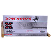 Winchester 223 REM 55 GR JSP Ammo