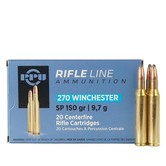 PPU 270 Winchester 150 GR SP Ammo