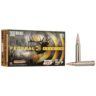Federal 300 Win Mag 165 GR TSX Ammo