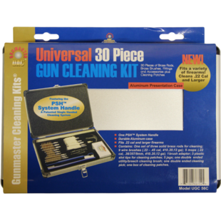 Universal 30 Piece Gun Cleaning Kit