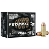 Federal 10MM Auto 200 GR Ammo