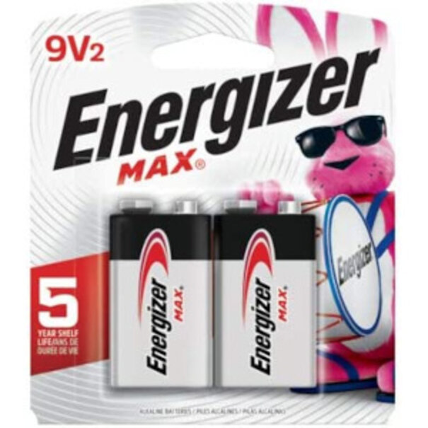 Energizer 9V 2-Multi Pack Batteries