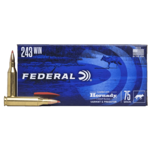 Federal 243 Win 75 gr V-max Ammo