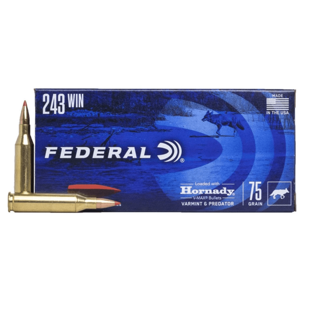 Federal Federal 243 Win 75 gr V-max Ammo