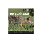 Score Buck Shot 00 12 GA 2-3/4" 1350 fps 9 Pellet Ammo
