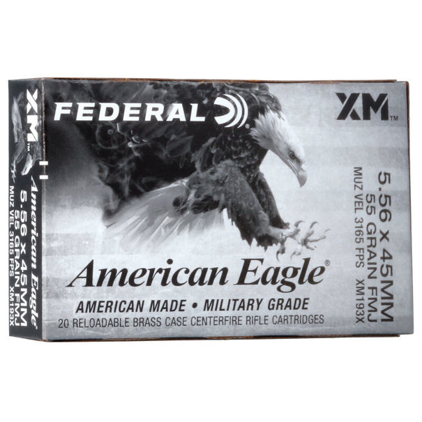 American Eagle 5.56 x 45 MM 55 GR FMJ Ammo