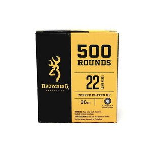 22 LR 36 GR Copper Plated HP Ammo