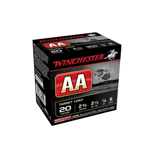 Winchester Winchester 20 GA 2-3/4" 7/8oz #8 Ammo