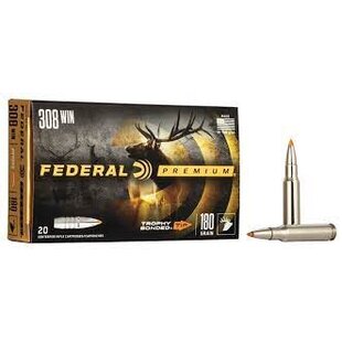 Federal Premium 308 Win 180 GR Trophy Bonded