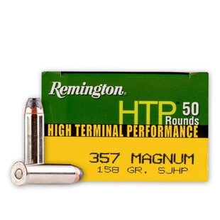 Remington 357 MAG 158 GR SJHP Ammo