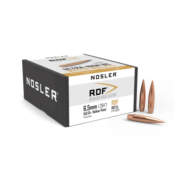 Nosler Nosler RDF 6.5MM 140 GR HBPT Bullets