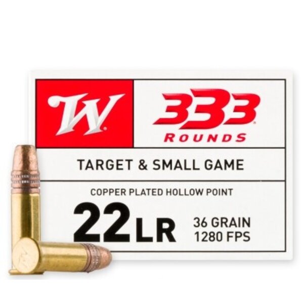 Winchester Hornady 22 LR 36 GR Ammo (333pck)