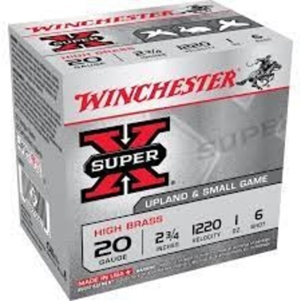 Winchester Winchester 20 GA 2-3/4" 1oz. #6 Shot Ammo