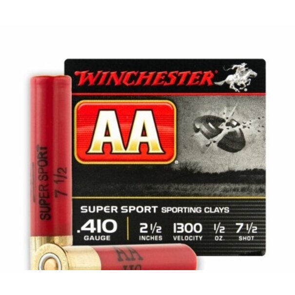 Winchester 410 GA 2-1/2" 1/2oz. #7-1/2 Ammo Shot