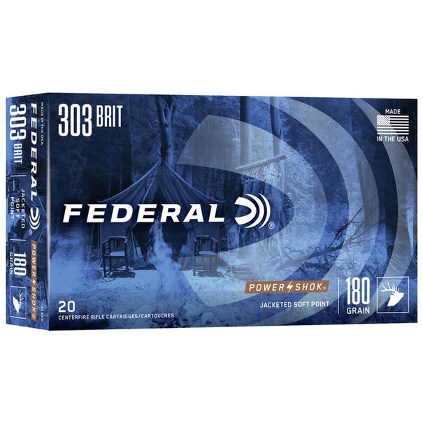 Federal Federal Power-shok 303 British 180gr JSP Ammo