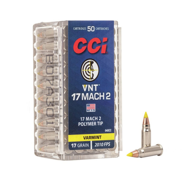 CCI CCI 17 Mach2 VNT 17 GR Ammo