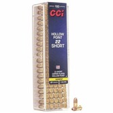 CCI 22 Short 27 GR Hollow Point Ammo