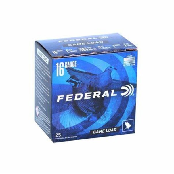 Federal Federal 16 GA 2-3/4" 1-1/8oz #7-1/2 Ammo