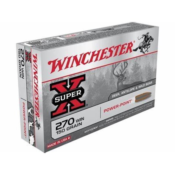 Winchester Winchester 270 WIN 150 GR Power point Ammo