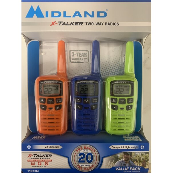 Midland Midland Multi Colour X-Talker 2 Way Radio