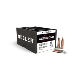 Nosler 270 CAL 150 GR Spitzer Bullets