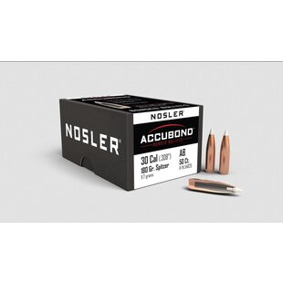 Nosler 30 CAL 180 GR Accubond Spitzer Bullets