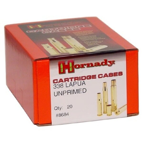 Hornady Hornady 338 Lapua Mag Unprimed Brass 20 ct