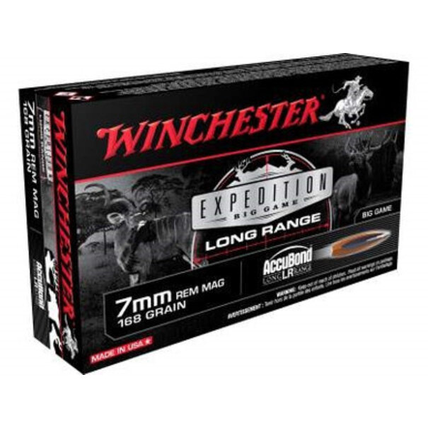 Winchester Winchester Expedition Big Game Long Range 7MM REM Magnum 168gr. Accubond Ammo