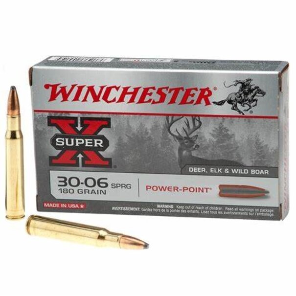 Winchester Winchester Power Point 30-06 SPRG 180 GR Ammo
