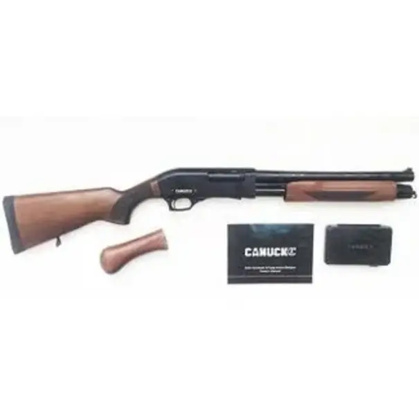 Canuck Canuck Canuck Pioneer Combo 12ga Pump Action with 28 & 13 Inch Barrels