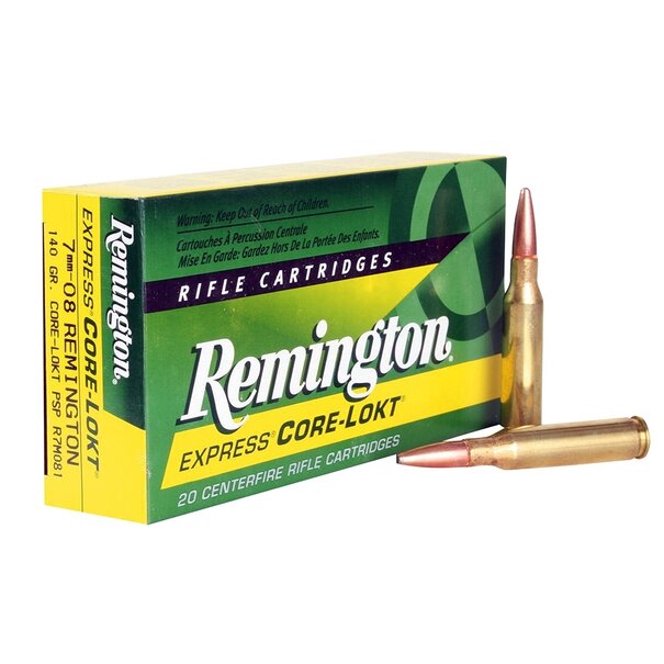 Remington 7mm-08 140 GR Core Lokt Ammo