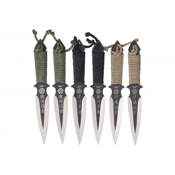 UZI UZI Throwing Knives Cord Wrapped (6 Set)