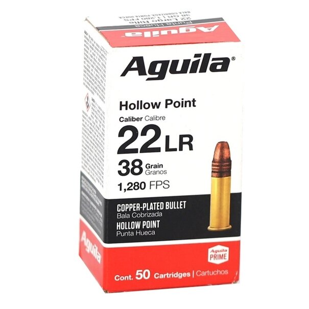 Aguila Aguila 22 LR 38 GR Hollow Point Ammo