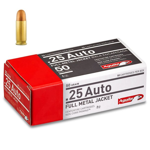 Aguila Aguila 25 Auto 50 GR FMJ Ammo
