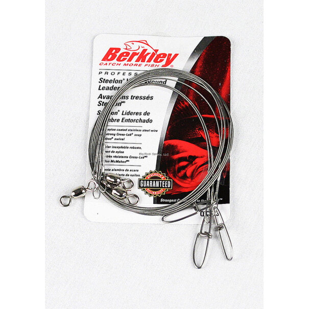 Berkley Berkley Steelon Wire Wound 6" 30lb Lok Snaps